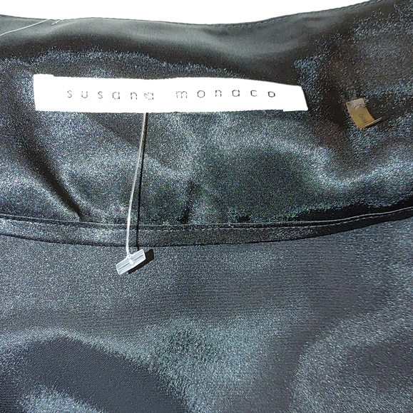 SUSANA MONACO SLEEVELESS RUFFLE SHIFT DRESS 8 - Picture 8 of 10